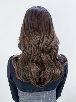 美髪韓国ヘア顔周りレイヤーロング_ba549501