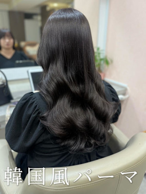 韓国風パーマ/コテ巻き風パーマ/デジタルパーマ/レイヤー