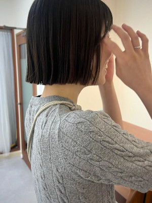 顎ラインボブ/ミニボブ/切りっぱなしボブ