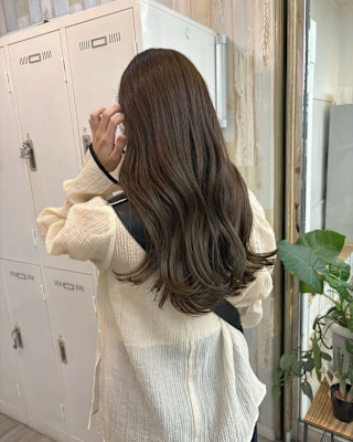 髪質改善/オリーブベージュ/韓国/ヨシンモリ/レイヤーカット