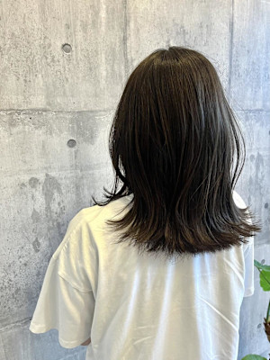 ボブレイヤー×オリーブカラー【ARCH Sayaka】