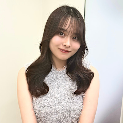 大人美人くびれヘア秋のこっくりブラウンカラー20代30代美髪