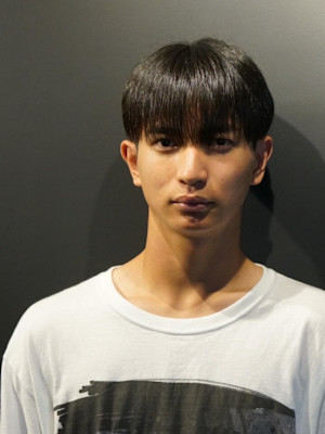 メンズ　マッシュ　シースルー