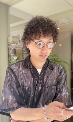 メンズツイストスパイラルパーマ