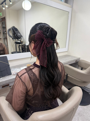 お呼ばれヘア〜カチモリヘア〜