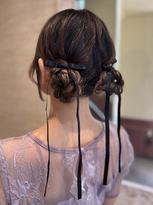 《鈴木茉奈》ツインアレンジ/お呼ばれヘア/大宮