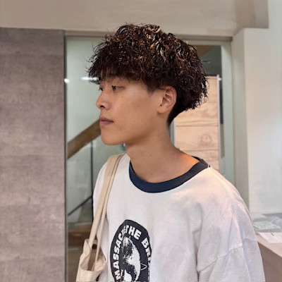 波巻きスパイラルパーマ《谷　昂将》