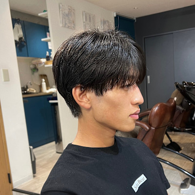 韓国/ナチュラルストレート/シースルーマッシュ