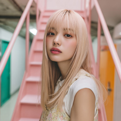 ダブルカラー、ブリーチ