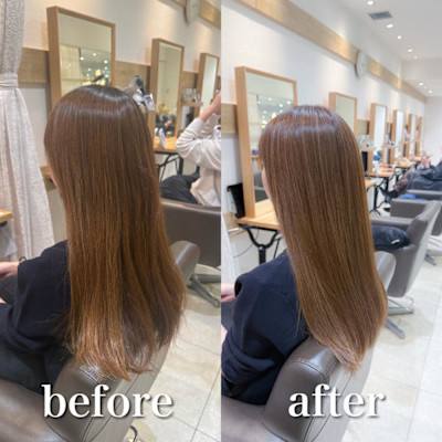 白髪ぼかしハイライトカラー30代40代50代ブルーグレージュ