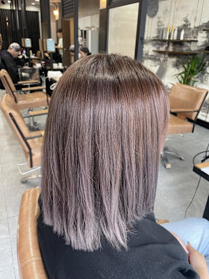 【SHIAN 山本】ピンクグレージュカラー