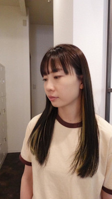 インナーカラー髪質改善透明感カラー