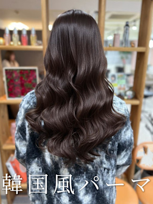 韓国風パーマ/コテ巻き風パーマ/デジタルパーマ/レイヤー