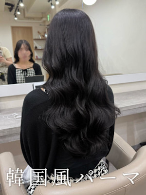 韓国風パーマ/コテ巻き風パーマ/デジタルパーマ/レイヤー