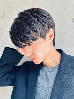 ビジネスヘア就活ヘアツーブロック刈り上げフェードメンズ