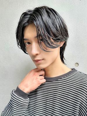 ビジネスヘア就活ヘアツーブロック刈り上げフェードメンズ