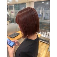秋カラー【イルミナカラー/髪質改善/ 縮毛矯正】