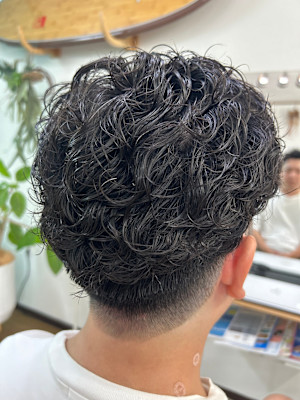 メンズパーマ　