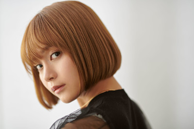 パッツンストレートボブ