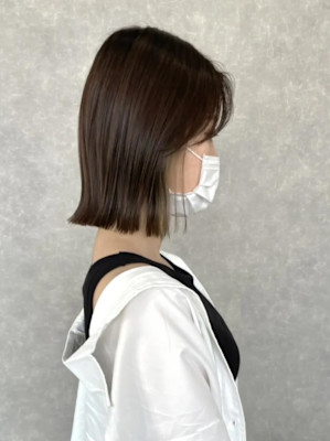 切りっぱなしボブ