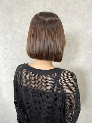 ボブ/艶ブラウン