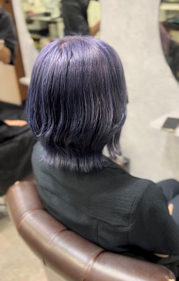 ブルーラベンダー×くびれミディアム