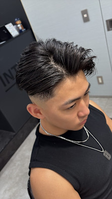 ミドルスキンフェードビジネスラフバック/渋谷/代々木