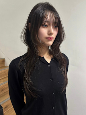 ハッシュカットレイヤーカットフェイスレイヤー