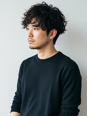 #メンズパーマ　#スパイラルパーマ