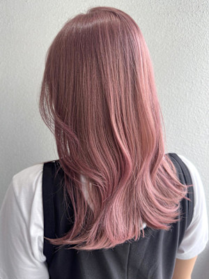 モーブピンク/コーラルオレンジ/ペールピンク