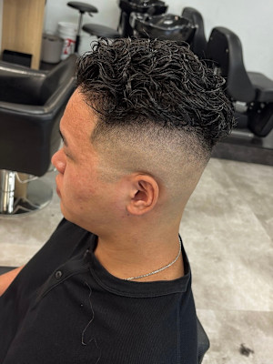 バーバーハイスキンフェード極道パーマ/渋谷/代々木