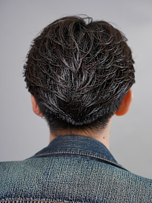 大人毛流れショート/韓流パーマ