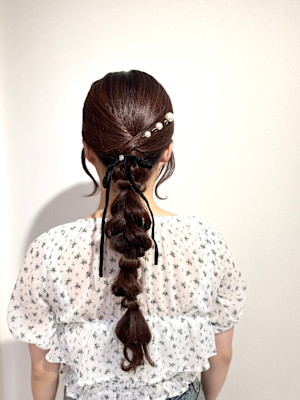 タイト編みおろし