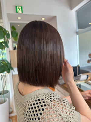 縮毛矯正/イルミナカラー