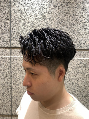 銀座　バックパーマスタイル