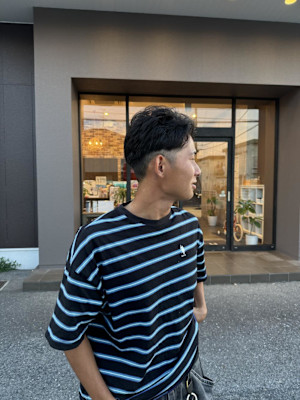 メンズ×刈り上げショート