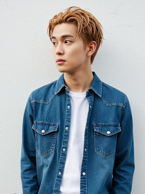 #マッシュショート　#ハイトーンカラー