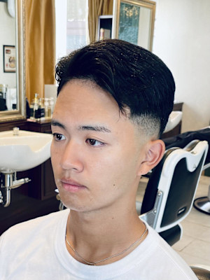 【20代 男性】ロンドンスキンローフェード（大宮/バーバー）