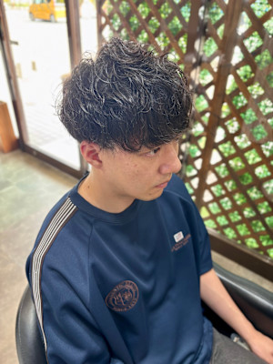 波巻きスパイラルパーマ