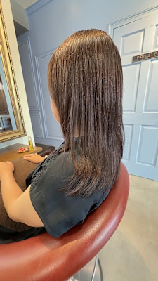 レイヤーカットくびれヘア