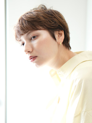 前下がりショート・ボブ/絶壁解消/前髪あり/40代/30代