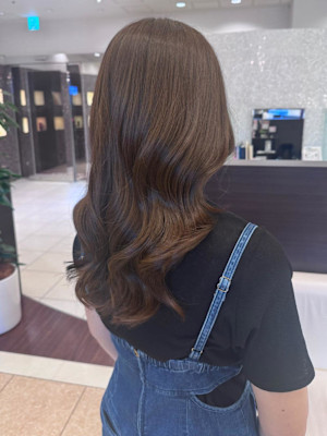 大人可愛い艶感ウェーブ