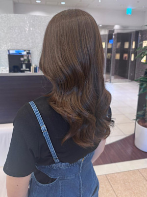 大人可愛い艶感ウェーブ