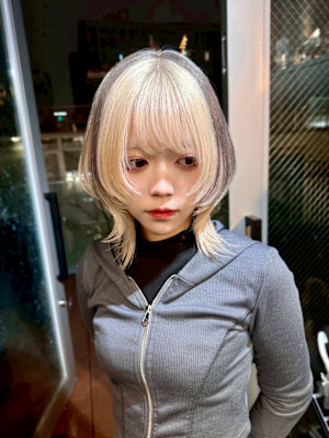 セクションカラー　ケアブリーチ　デザインカラー　表参道/原宿