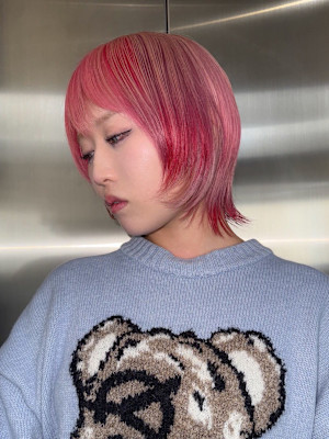 インナーカラー　ケアブリーチ　デザインカラー　表参道/原宿