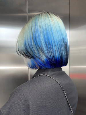 ルーツカラー　ケアブリーチ　デザインカラー　表参道/原宿