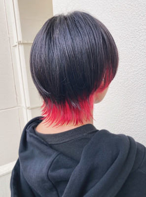 ウルフスタイルに【インナーカラー】で遊び心を！【目白メンズ】