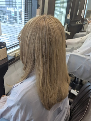 ブリーチなしミルクティー