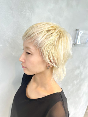 抜きっぱなしブリーチ/外国人風カラー