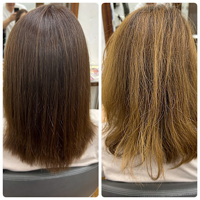 縮毛矯正＋カラー＋トリートメント